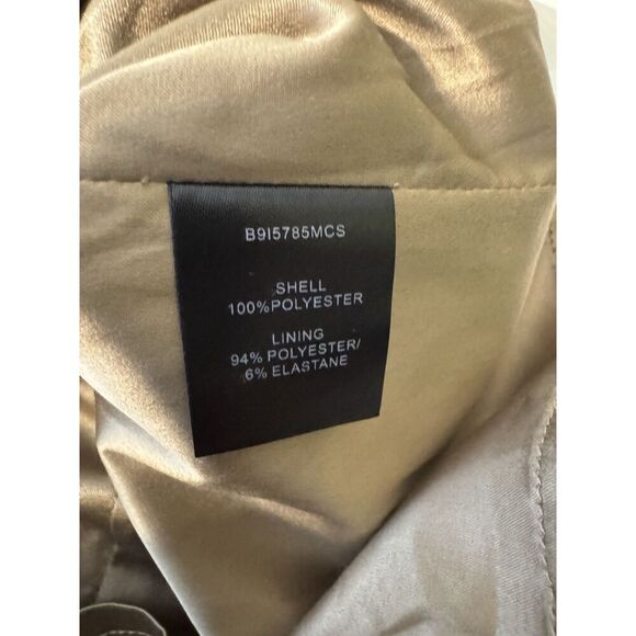 Parker Woman’s Guayana Sleeveless V Neck Cocktail Dress Bronze Sz 6 Y2K Revolve - Picture 9 of 10